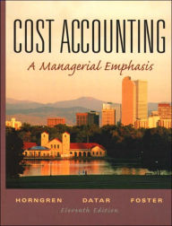 Cost Accounting and Student CD Package / Edition 11