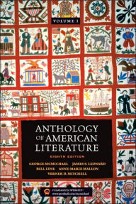 Anthology of American Literature, Volume I / Edition 8