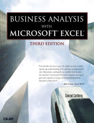 Title: Business Analysis with Microsoft Excel, Author: Conrad Carlberg