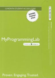 MyProgrammingLab with Pearson eText -- Access Card -- for Absolute Java / Edition 5