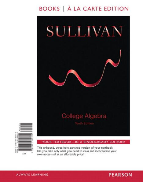 College Algebra, Books a la Carte Edition Plus NEW MyLab Math -- Access Card Package / Edition 10