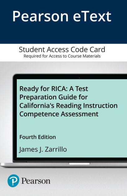 Ready For RICA: A Test Preparation Guide For California's Reading ...