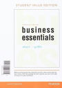 Business Essentials, Student Value Edition Plus MyBizLab with Pearson eText -- Access Card Package / Edition 11