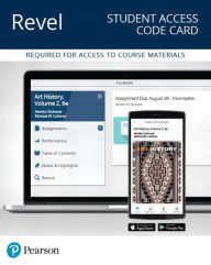 Title: Revel Access Code for Art History, Volume 2 / Edition 6, Author: Marilyn Stokstad