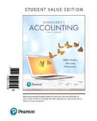Title: Horngren's Accounting / Edition 12, Author: Tracie Miller-Nobles