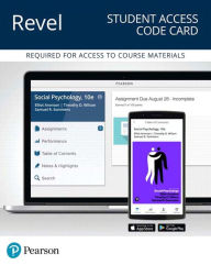 Title: Revel Access Code for Social Psychology / Edition 10, Author: Elliot Aronson