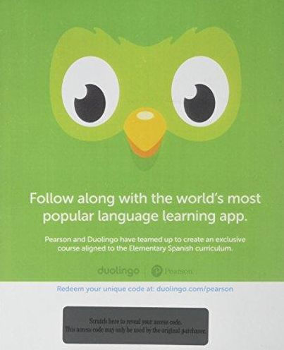 Duolingo Access Card Elementary Spanish Single Semester Edition 1 By Pearson Education Other Format Barnes Noble