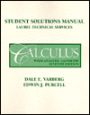 Calculus with Analytic Geometry: Student Solution Manual: Laurel Technical Services