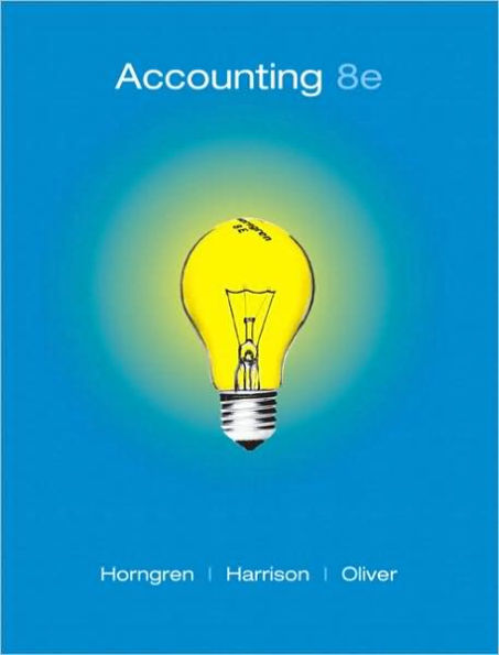 Accounting, Chapters 1-23 / Edition 8