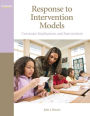Response to Intervention Models: Curricular Implications and Interventions / Edition 1