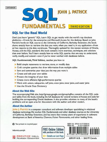 SQL Fundamentals / Edition 3