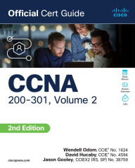 Title: CCNA 200-301 Official Cert Guide, Volume 2, Author: Wendell Odom