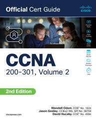 Title: CCNA 200-301 Official Cert Guide, Volume 2, Author: Wendell Odom