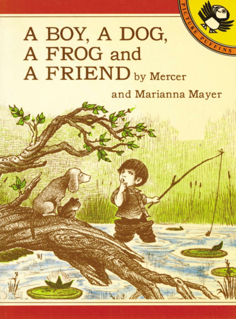 a boy a dog a frog and a friend