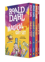 Title: Roald Dahl Magical Gift Set (4 Books): Charlie and the Chocolate Factory, James and the Giant Peach, Fantastic Mr. Fox, Charlie and the Great Glass Elevator, Author: Roald Dahl