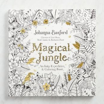 Magical Jungle: An Inky Expedition and Coloring Book for Adults