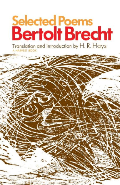 Selected Poems By Bertolt Brecht, Paperback | Barnes & Noble®