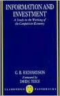 Information and Investment : A Study in the Working of the Competitive Economy: A Study in the Working of the Competitive Economy