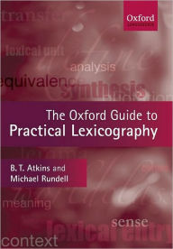 Title: The Oxford Guide to Practical Lexicography, Author: B. T. Sue Atkins