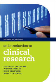Title: An Introduction to Clinical Research, Author: Piers Page