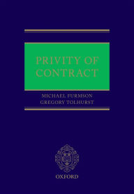 Title: Privity of Contract, Author: Michael Furmston