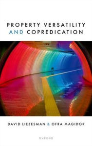 Title: Property Versatility and Copredication, Author: David Liebesman