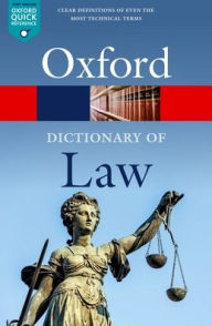 Title: A Dictionary of Law, Author: Jonathan Law