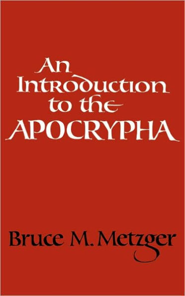 An Introduction to the Apocrypha / Edition 1