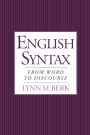English Syntax: From Word to Discourse