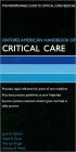 Oxford American Handbook of Critical Care