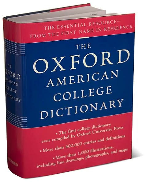 The Oxford American College Dictionary By Oxford University Press ...