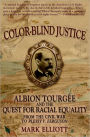 Color Blind Justice: Albion Tourgï¿½e and the Quest for Racial Equality from the Civil War to Plessy v. Ferguson