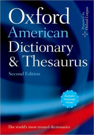 Title: Oxford American Dictionary & Thesaurus, 2e, Author: Oxford Languages