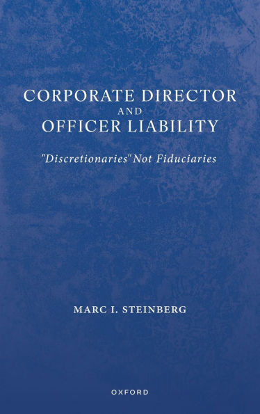 Corporate Director and Officer Liability: 