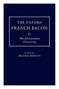 Title: The Advancement of Learning, Author: Francis Bacon