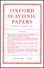 Oxford Slavonic Papers
