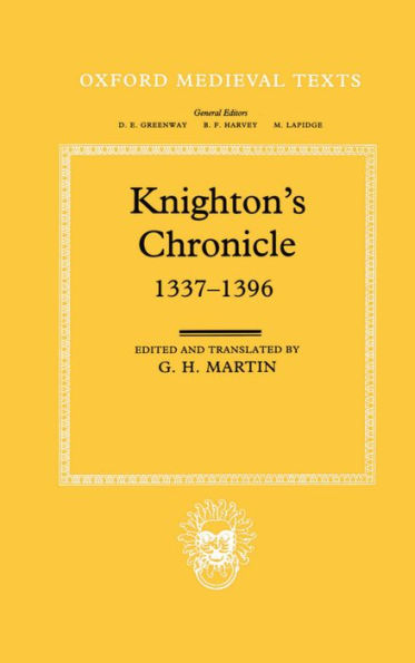 Knighton's Chronicle 1337-1396