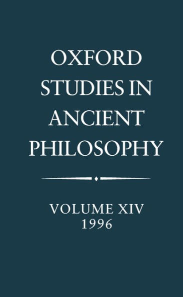 Oxford Studies in Ancient Philosophy