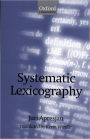 Systematic Lexicography