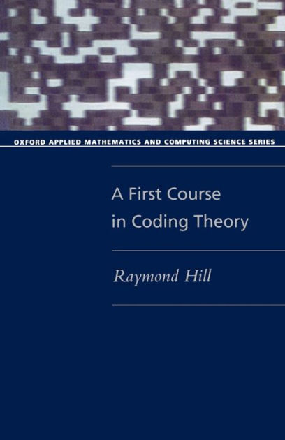 hill a first course in coding theory pdf
