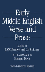 Early Middle English Verse and Prose / Edition 2