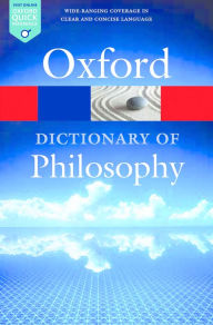 Title: The Oxford Dictionary of Philosophy, Author: Simon Blackburn