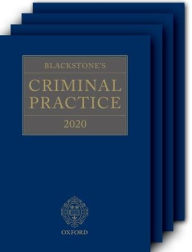 Title: Blackstone's Criminal Practice 2020 (Book and All Supplements), Author: David Ormerod QC (Hon)