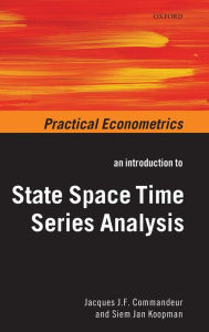 Title: An Introduction to State Space Time Series Analysis, Author: Jacques J.F. Commandeur