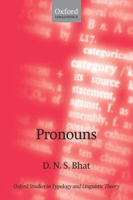 Title: Pronouns, Author: Darbhe Narayana Shankara Bhat