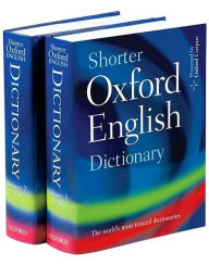 Shorter Oxford English Dictionary: Sixth Edition