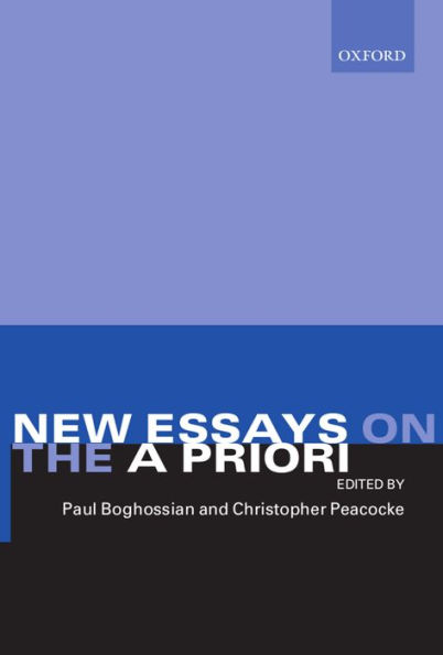 New Essays on the A Priori / Edition 1