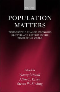 Title: Population Matters: Demographic Change, Economic Growth, and Poverty in the Developing World, Author: Nancy Birdsall