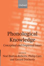 Phonological Knowledge: Conceptual and Empirical Issues