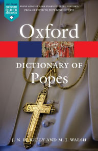 Title: A Dictionary of Popes, Author: J. N. D. Kelly